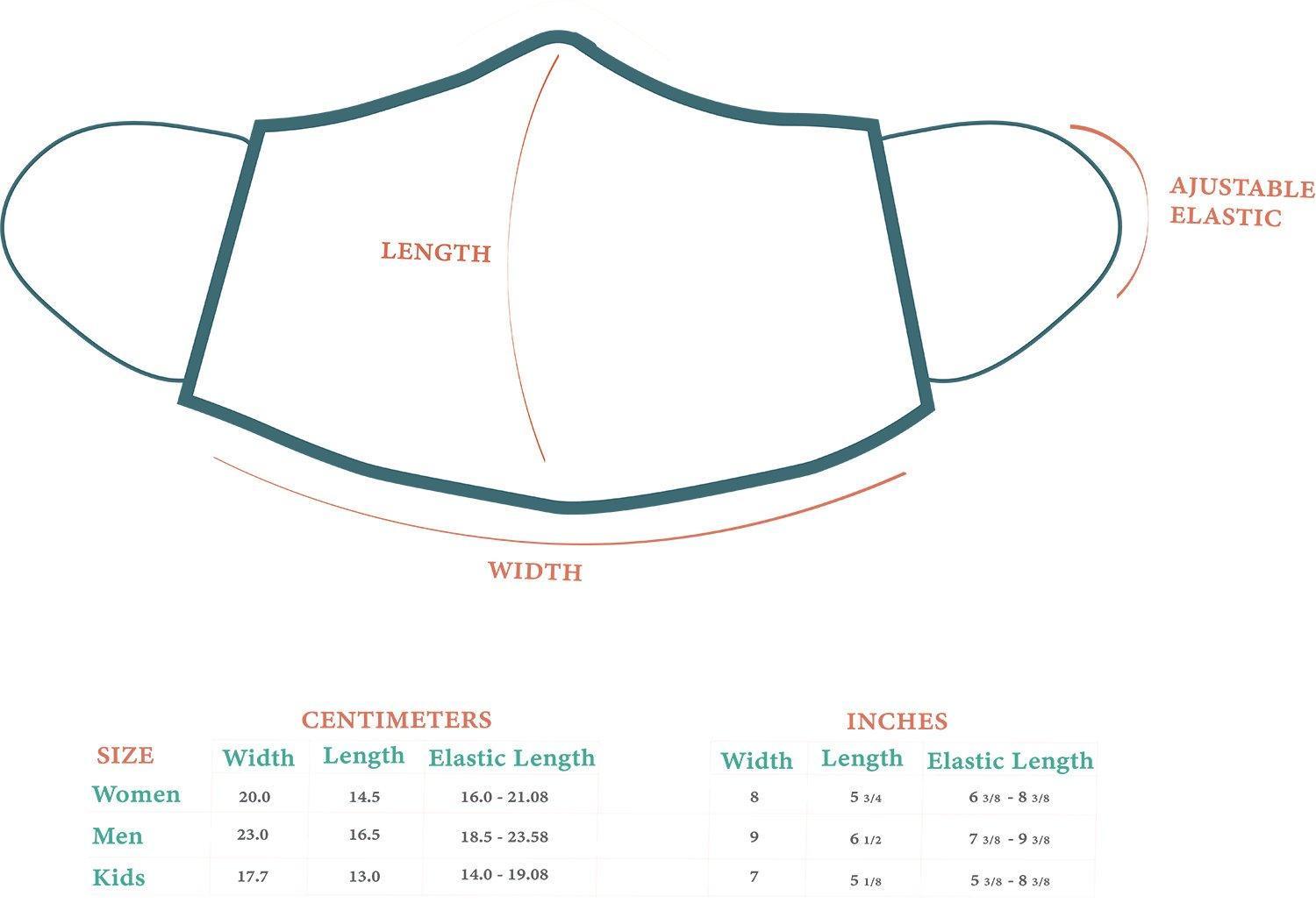 White Face Masks with Filter Pocket | 100% Organic Linen - VirtuousWares:Global