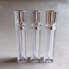 Wholesale Beauty Cosmetics Makeup Packaging 8ML Sliver Gold Square - VirtuousWares:Global