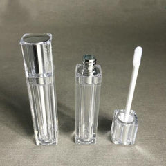 Wholesale Beauty Cosmetics Makeup Packaging 8ML Sliver Gold Square - VirtuousWares:Global