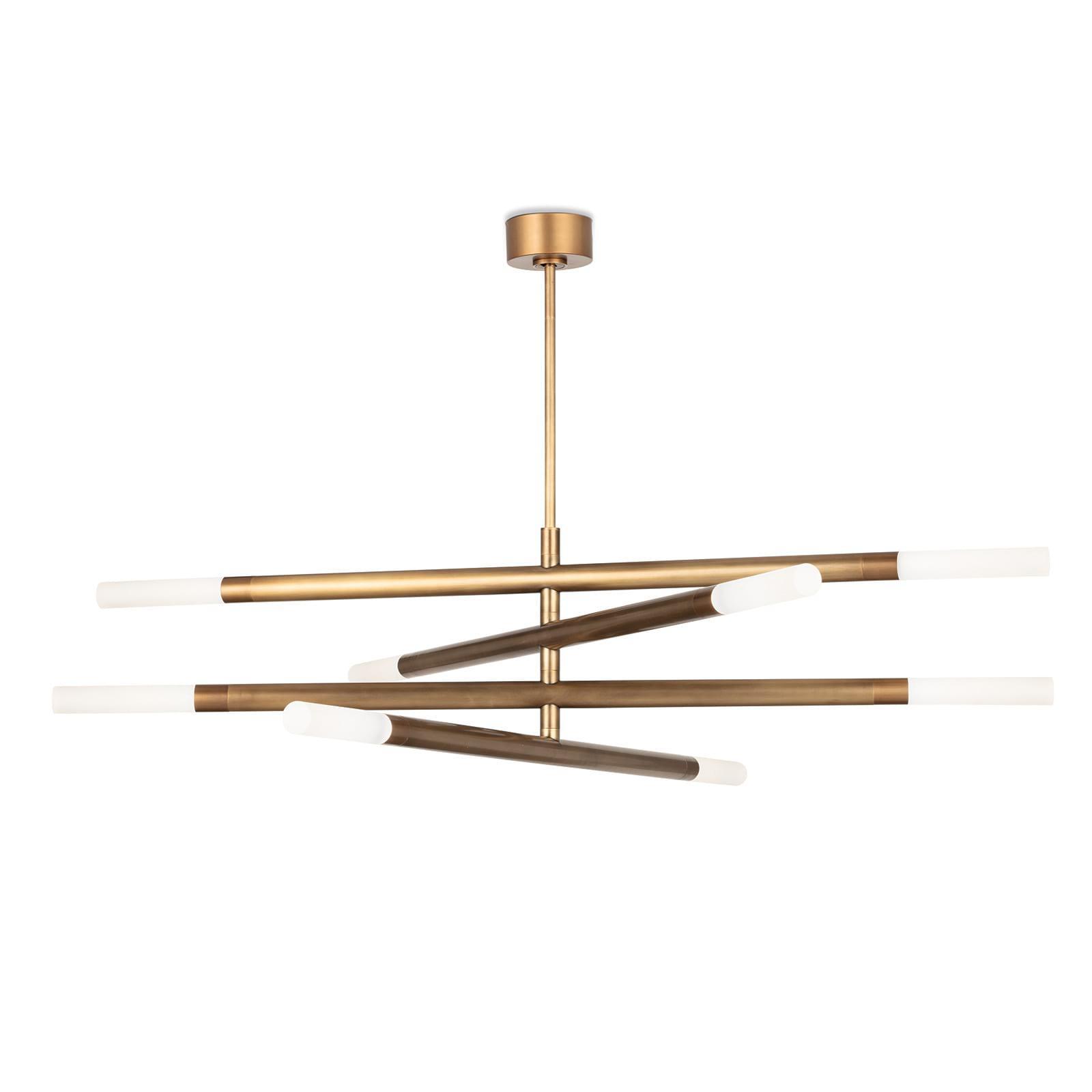 Wick Chandelier (Natural Brass) - VirtuousWares:Global