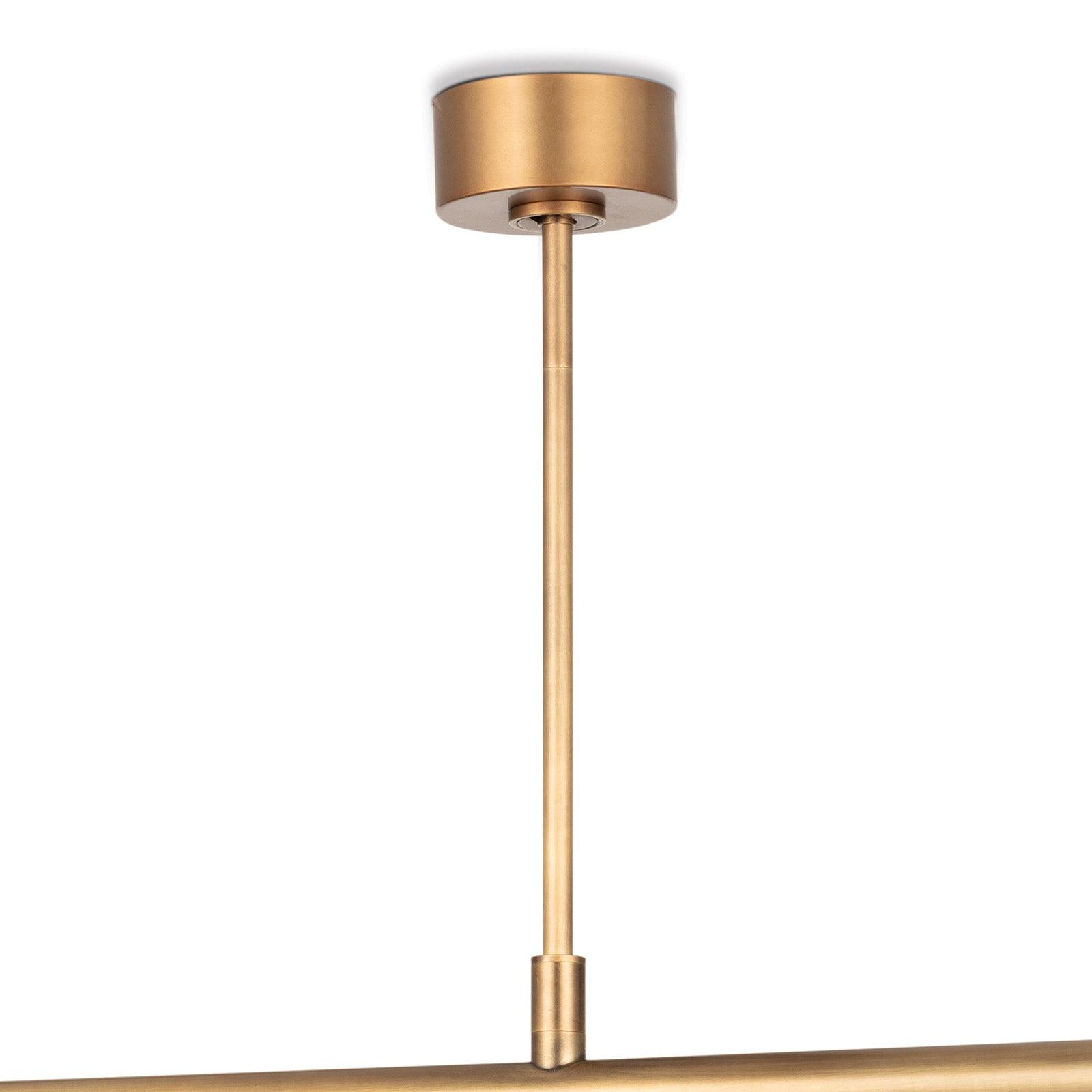 Wick Chandelier (Natural Brass) - VirtuousWares:Global