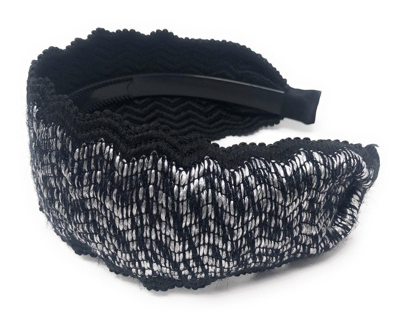 Wide Woven Headband for Women, Adult Headband, Gifts for Girls, Retro - VirtuousWares:Global