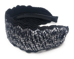 Wide Woven Headband for Women, Adult Headband, Gifts for Girls, Retro - VirtuousWares:Global