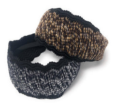 Wide Woven Headband for Women, Adult Headband, Gifts for Girls, Retro - VirtuousWares:Global