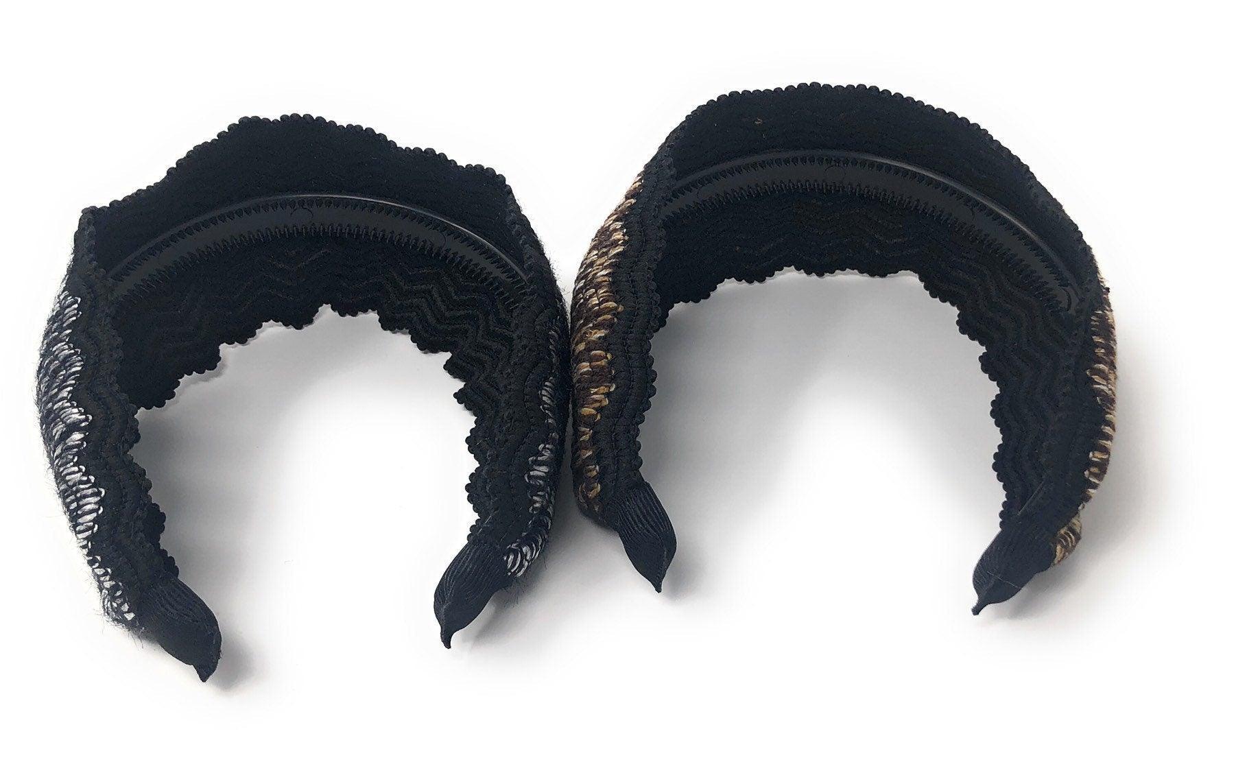 Wide Woven Headband for Women, Adult Headband, Gifts for Girls, Retro - VirtuousWares:Global