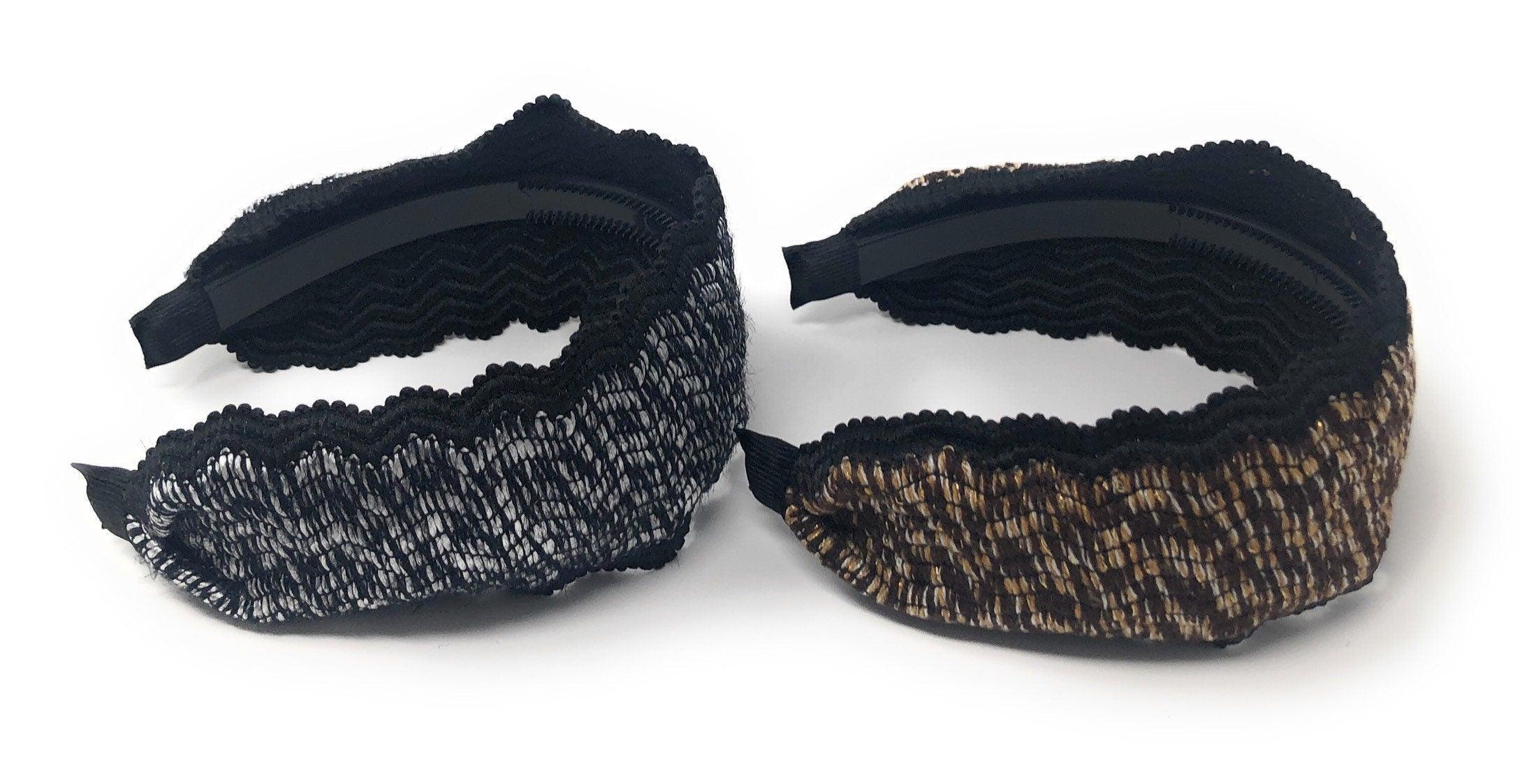 Wide Woven Headband for Women, Adult Headband, Gifts for Girls, Retro - VirtuousWares:Global