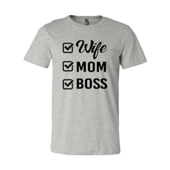 Wife Mom Boss Shirt - VirtuousWares:Global