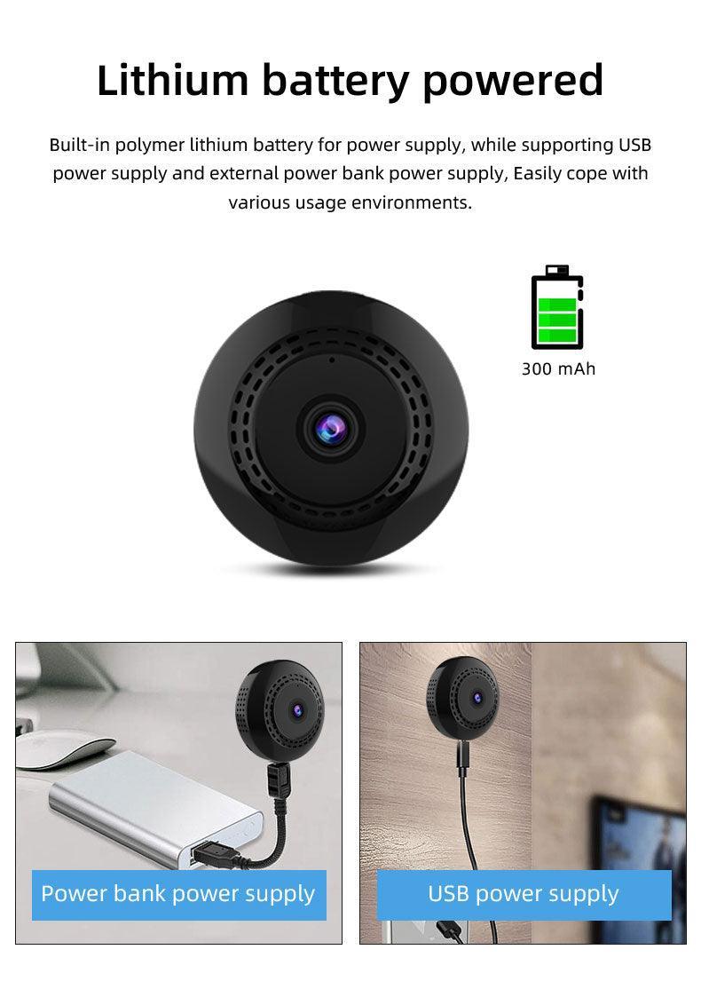 WiFi 1080P Wireless Night Vision Mini Camera Security Indoor Camera - VirtuousWares:Global