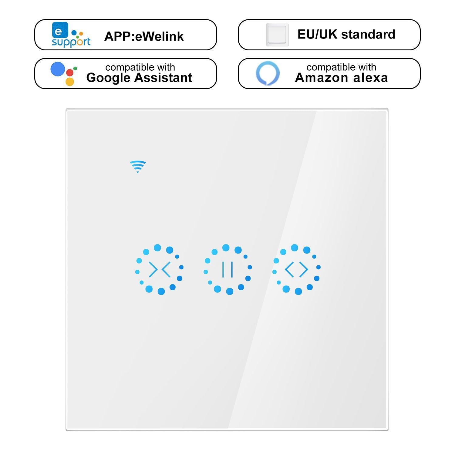 WiFi Electrical Blinds Switch Touch Panel - VirtuousWares:Global