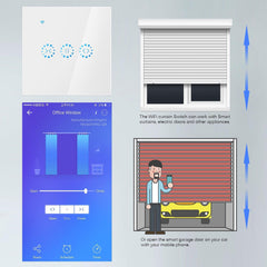 WiFi Electrical Blinds Switch Touch Panel - VirtuousWares:Global