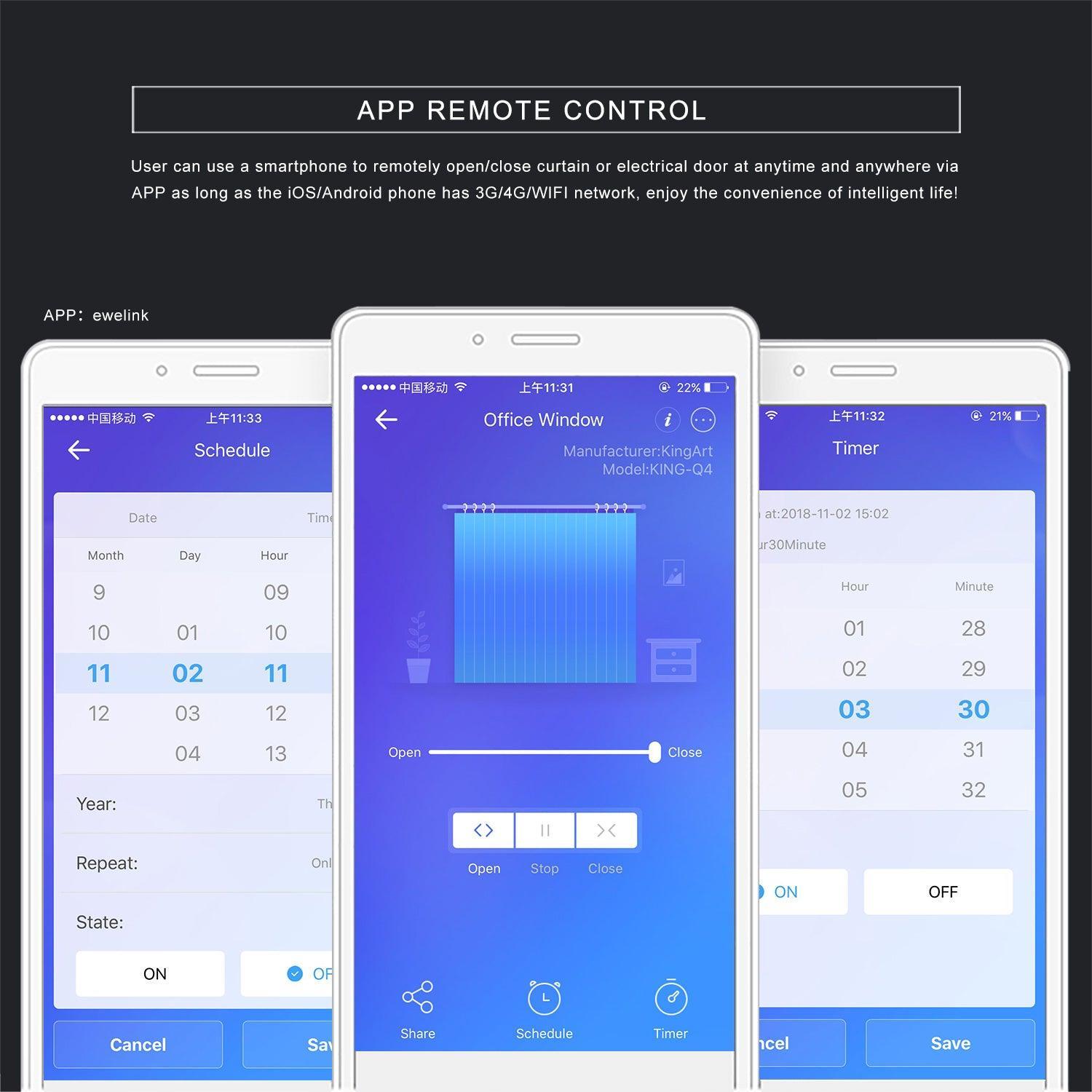 WiFi Electrical Blinds Switch Touch Panel - VirtuousWares:Global
