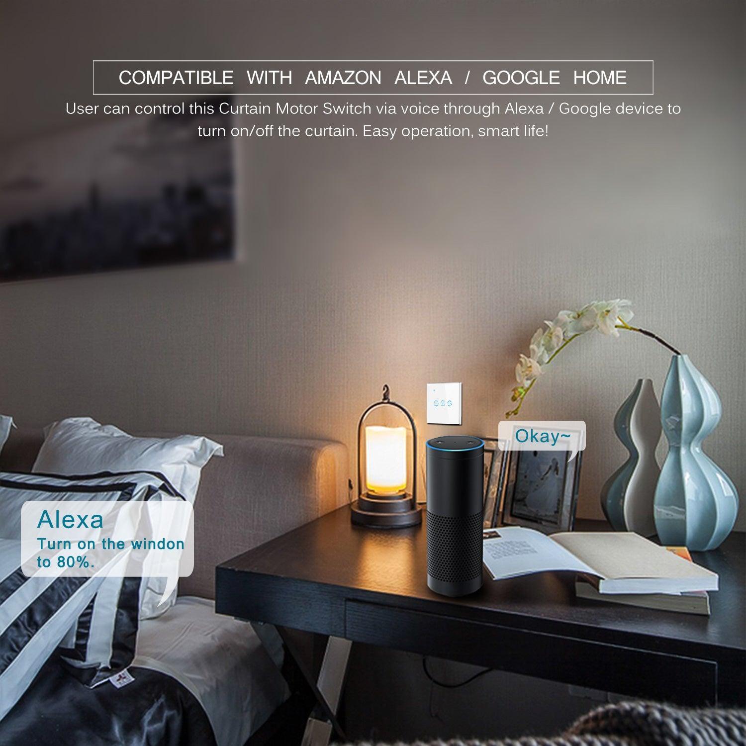 WiFi Electrical Blinds Switch Touch Panel - VirtuousWares:Global
