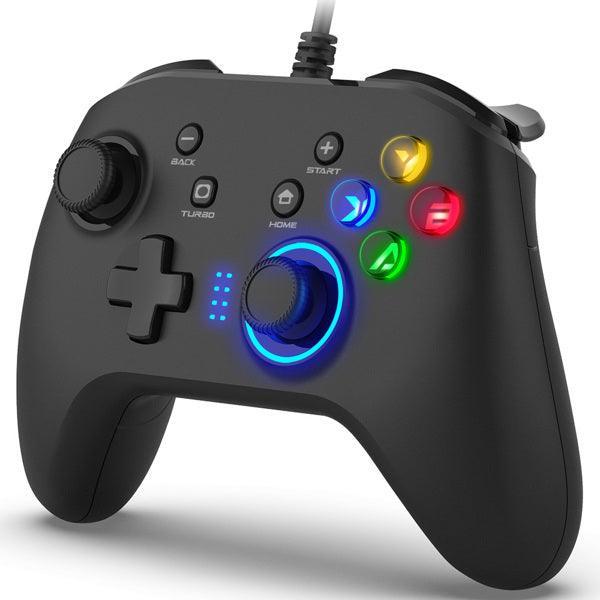 Wired Gaming Controller Joystick Gamepad with Dual-Vibration - VirtuousWares:Global