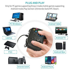 Wired Gaming Controller Joystick Gamepad with Dual-Vibration - VirtuousWares:Global