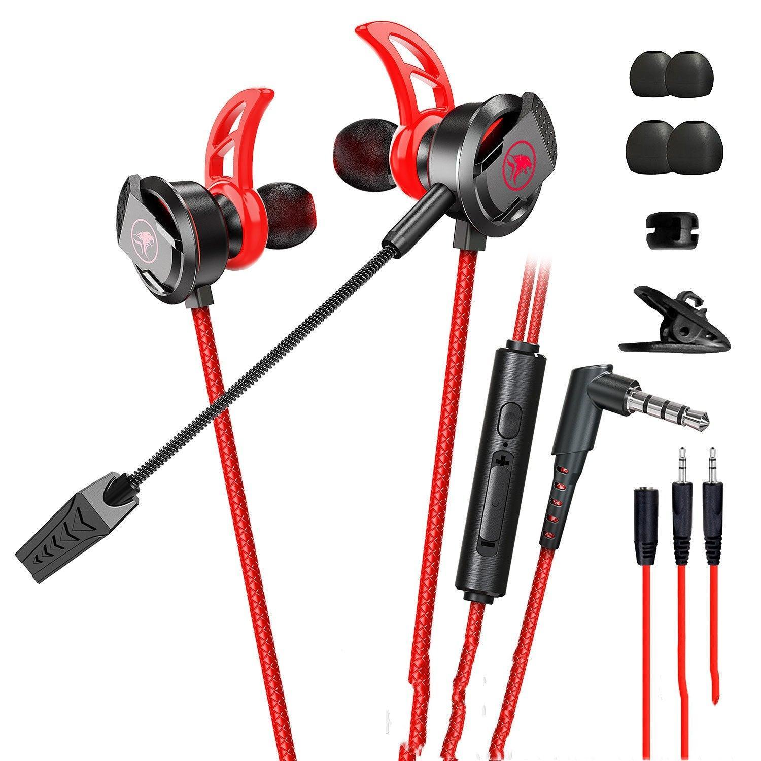 Wired Mobile Phone Computer Headset In-ear Long Mic Gaming - VirtuousWares:Global