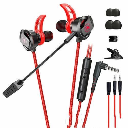 Wired Mobile Phone Computer Headset In-ear Long Mic Gaming - VirtuousWares:Global