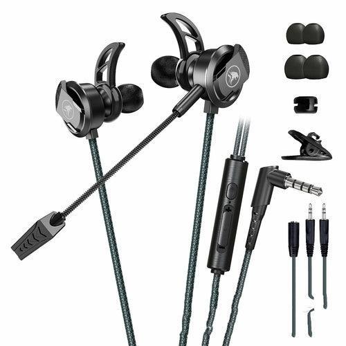 Wired Mobile Phone Computer Headset In-ear Long Mic Gaming - VirtuousWares:Global