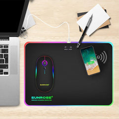 Wireless Charging Luminous Mouse Pad - VirtuousWares:Global
