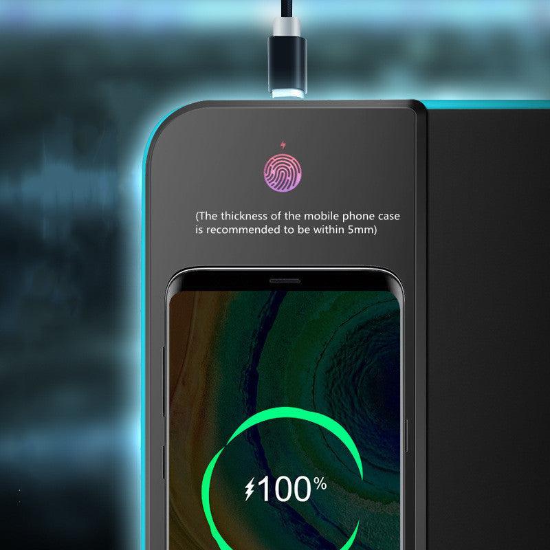 Wireless Charging RGB Luminous Mouse Pad - VirtuousWares:Global