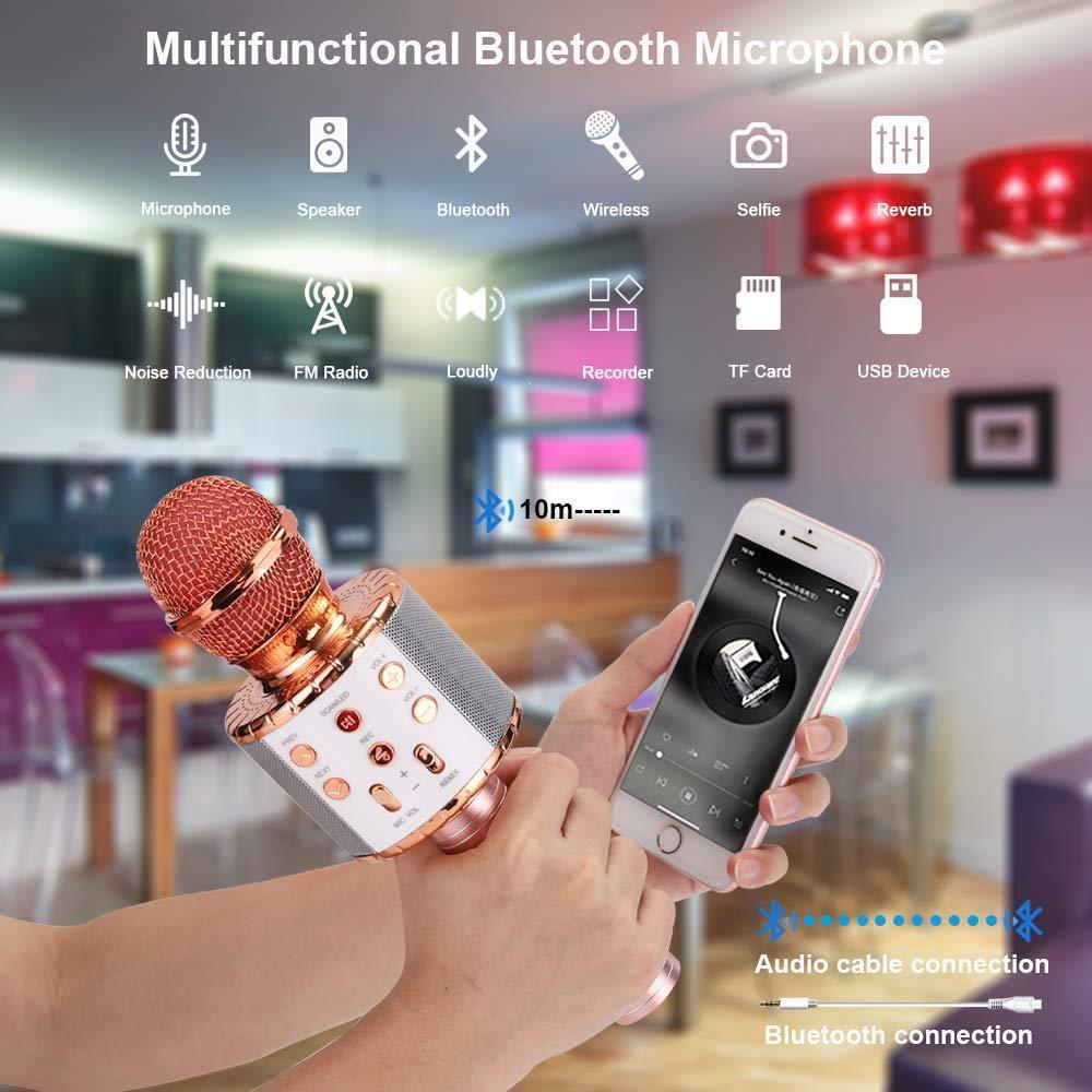 Wireless Karaoke Microphone Bluetooth Speaker - VirtuousWares:Global