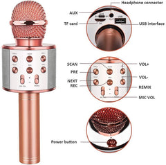 Wireless Karaoke Microphone Bluetooth Speaker - VirtuousWares:Global