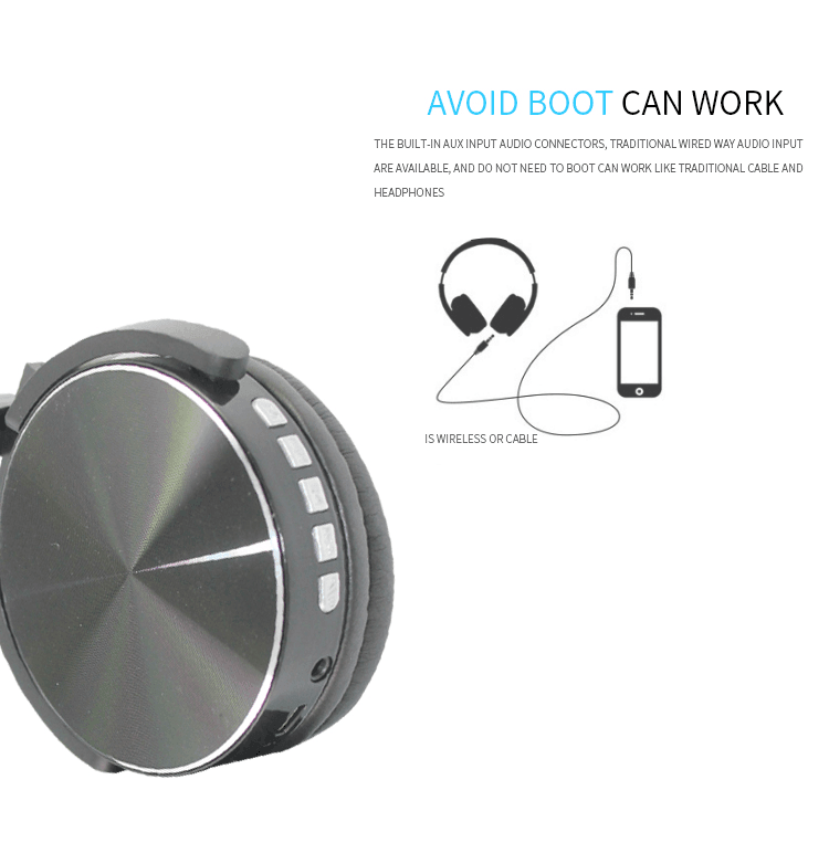 Wireless noise cancelling over ear bluetooth headphones - VirtuousWares:Global