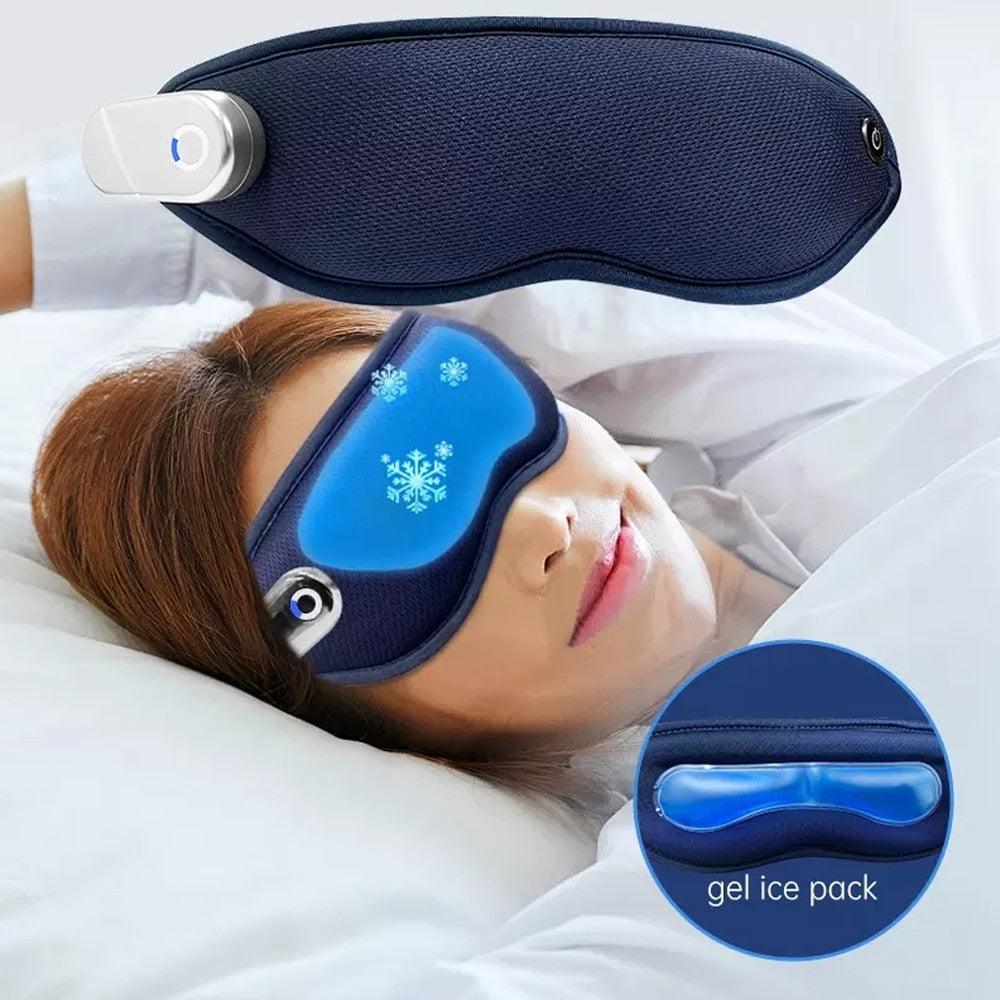 Wireless Smart 3D Eye Massager with Cooling & Heat Eye Mask Vibration - VirtuousWares:Global