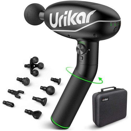With Rotating Handle Urikar Pro 2 Deep Tissue Muscle Heated Massager - VirtuousWares:Global