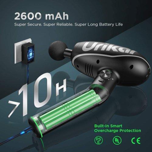 With Rotating Handle Urikar Pro 2 Deep Tissue Muscle Heated Massager - VirtuousWares:Global