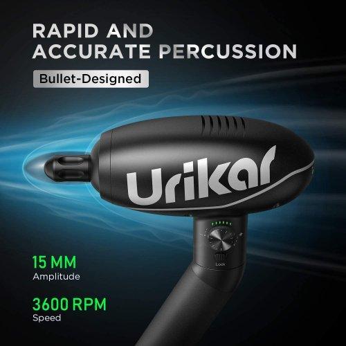 With Rotating Handle Urikar Pro 2 Deep Tissue Muscle Heated Massager - VirtuousWares:Global