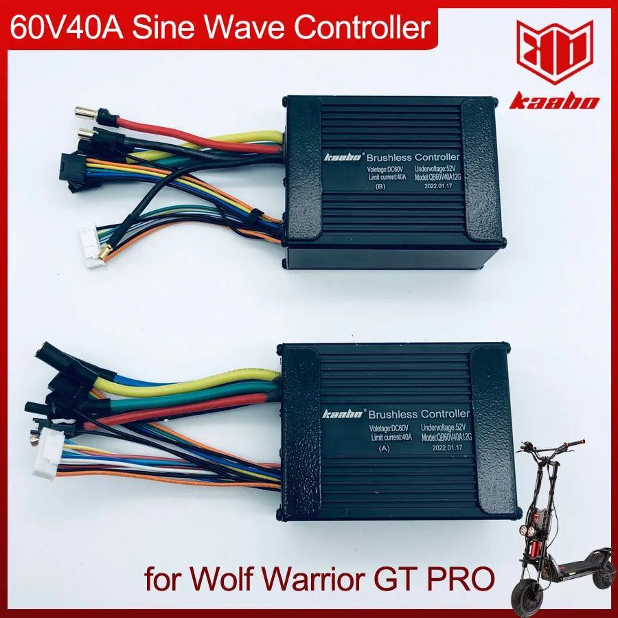 Wolf GT 60V40A Sine Wave Controller for TFT Display Kaabo 11inch Wolf - VirtuousWares:Global