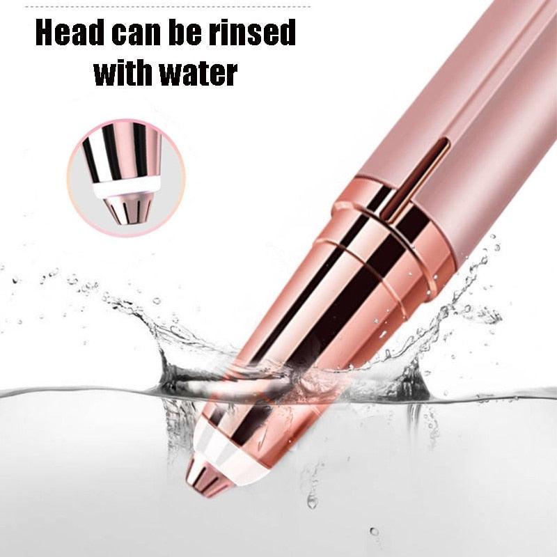Women Electric Eyebrow Trimmer Mini Painless Eye Brow Epilator - VirtuousWares:Global