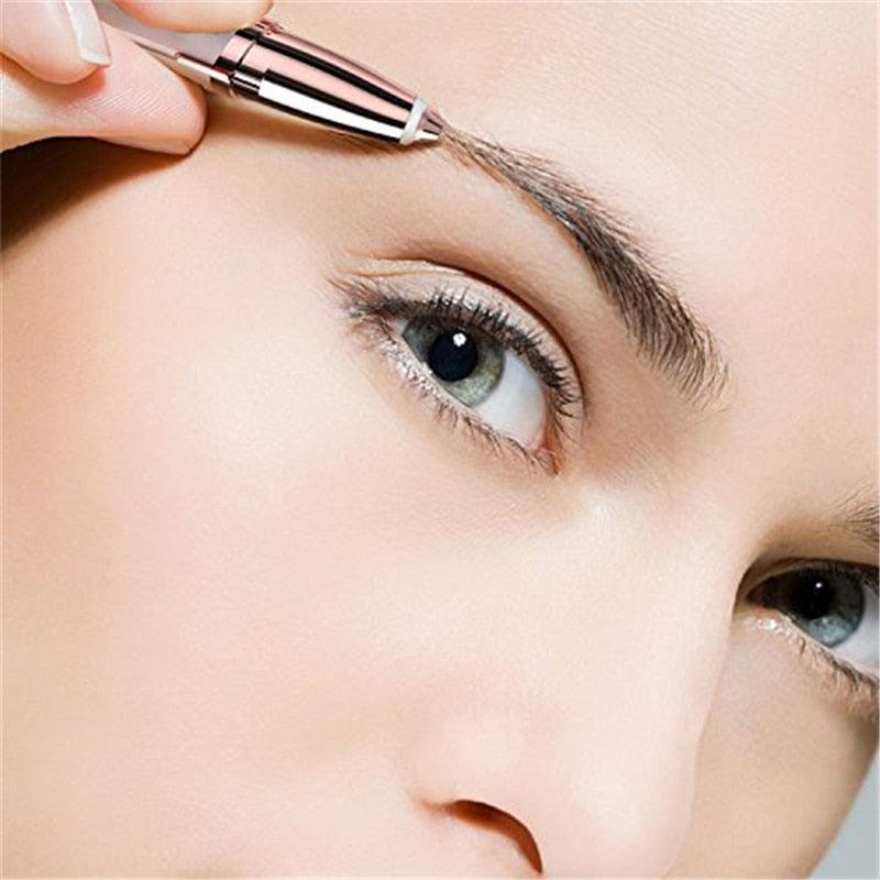 Women Electric Eyebrow Trimmer Mini Painless Eye Brow Epilator - VirtuousWares:Global