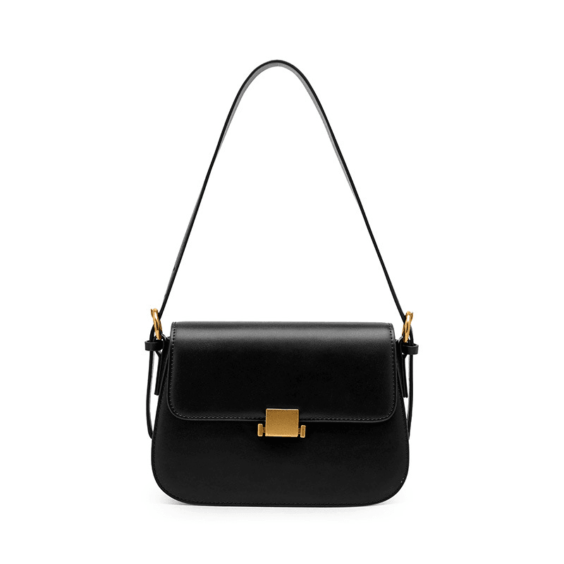 Women Organ Bag Split Cow Leather Crossbody Shoulder Bags - VirtuousWares:Global