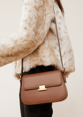 Women Organ Bag Split Cow Leather Crossbody Shoulder Bags - VirtuousWares:Global