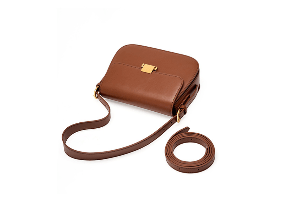 Women Organ Bag Split Cow Leather Crossbody Shoulder Bags - VirtuousWares:Global