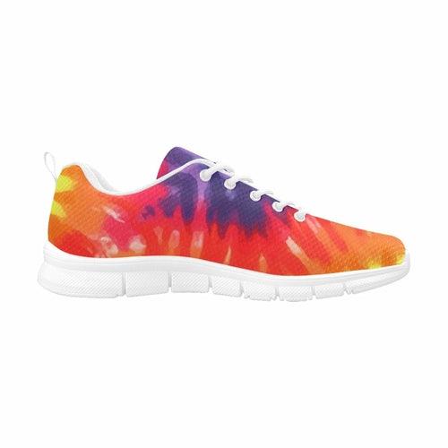 Women's Athletic Sneakers, Low Top Canvas Running Shoes - Orange - VirtuousWares:Global
