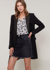 Women's Double Breasted Long Blazer - VirtuousWares:Global
