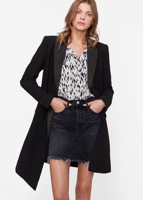 Women's Double Breasted Long Blazer - VirtuousWares:Global