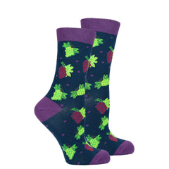 Women's Grape Socks - VirtuousWares:Global