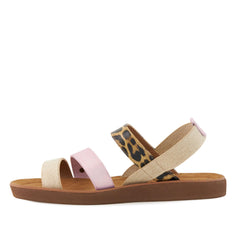 Women's Sandal Mystery Leopard-Natural - VirtuousWares:Global