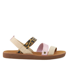 Women's Sandal Mystery Leopard-Natural - VirtuousWares:Global