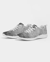 Women's Sneakers - Grey Tie-dye Style Canvas Sports Shoes / Running - VirtuousWares:Global