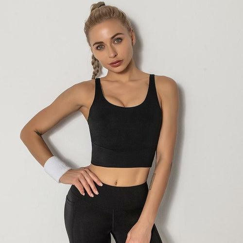 Women's Sports Top Hollow Crop Running - VirtuousWares:Global