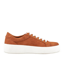 Women's Venice Micro Suede Lace Up Sneaker Camel - VirtuousWares:Global