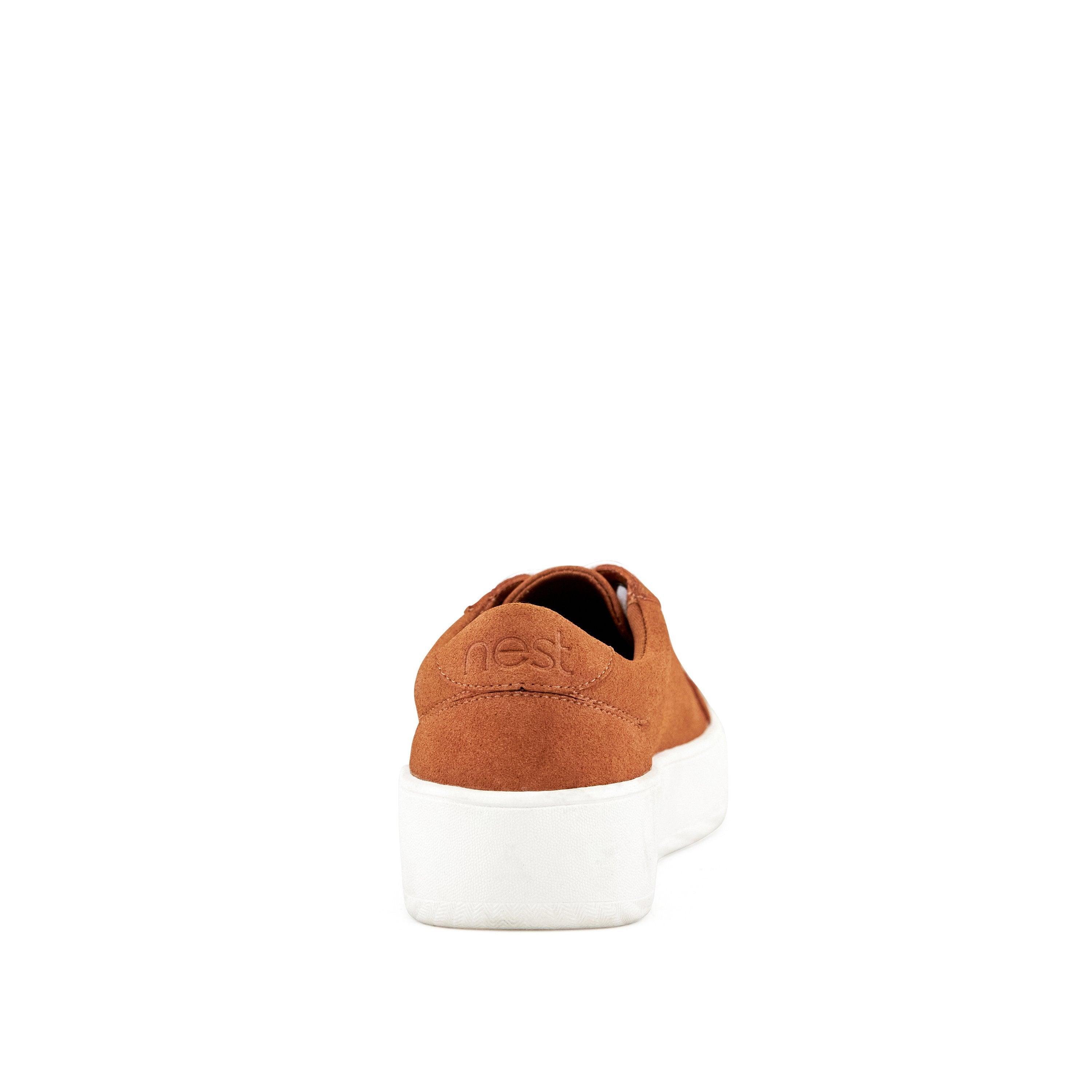 Women's Venice Micro Suede Lace Up Sneaker Camel - VirtuousWares:Global