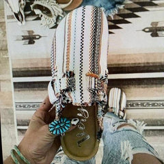 Women's Vintage Clogs Beige/Leopard/Cows/Army/Striped/Black - VirtuousWares:Global