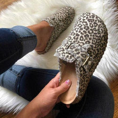 Women's Vintage Clogs Flat Heel Round Toe Canvas Loafer - VirtuousWares:Global
