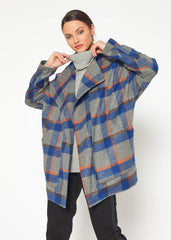 Women's Wool Blended Oversized Coat - VirtuousWares:Global