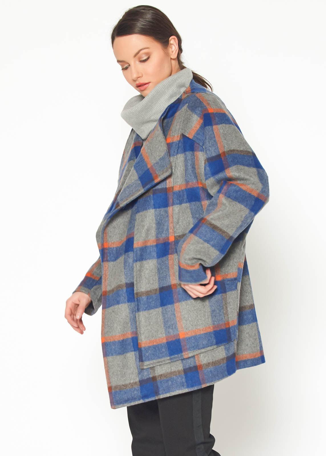 Women's Wool Blended Oversized Coat - VirtuousWares:Global